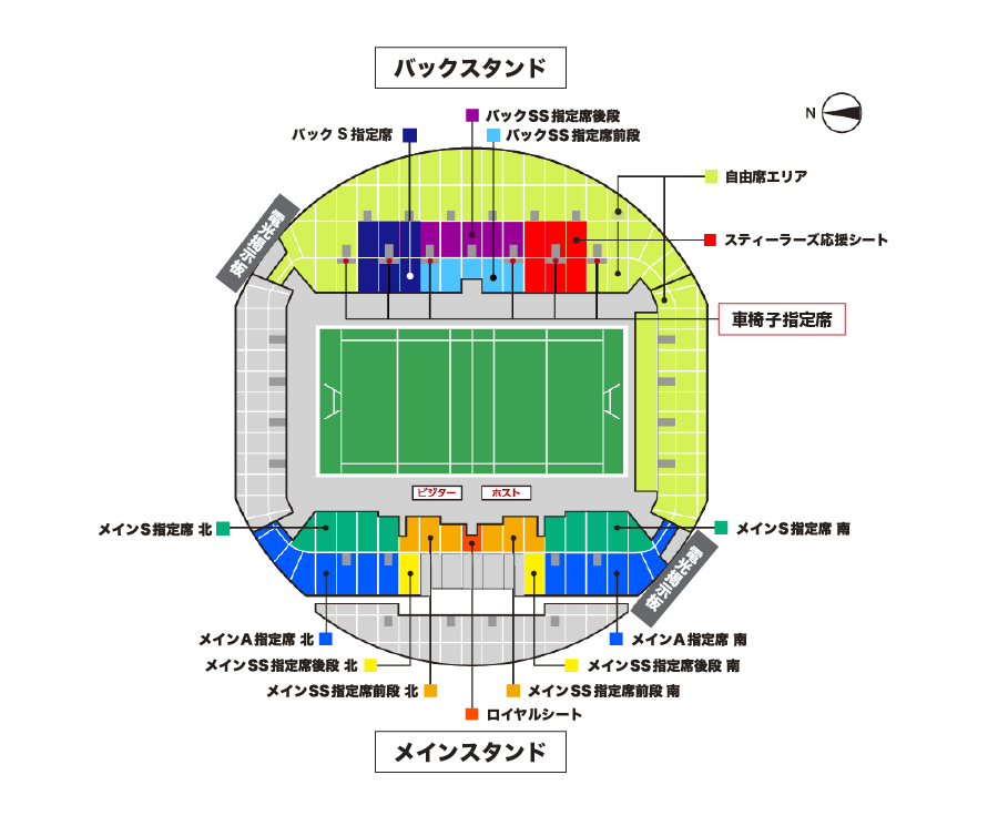 ノエビアスタジアム神戸 フロアマップ