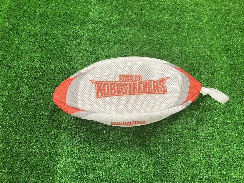 ラグビーボール型メッシュケース