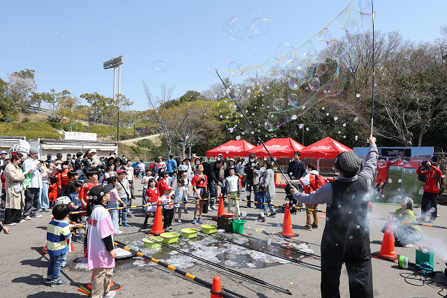 日本一子どもに優しいシャボン玉ショー<br>開催！