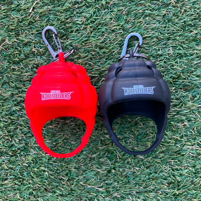 ヘッドガードキーホルダー ブラック