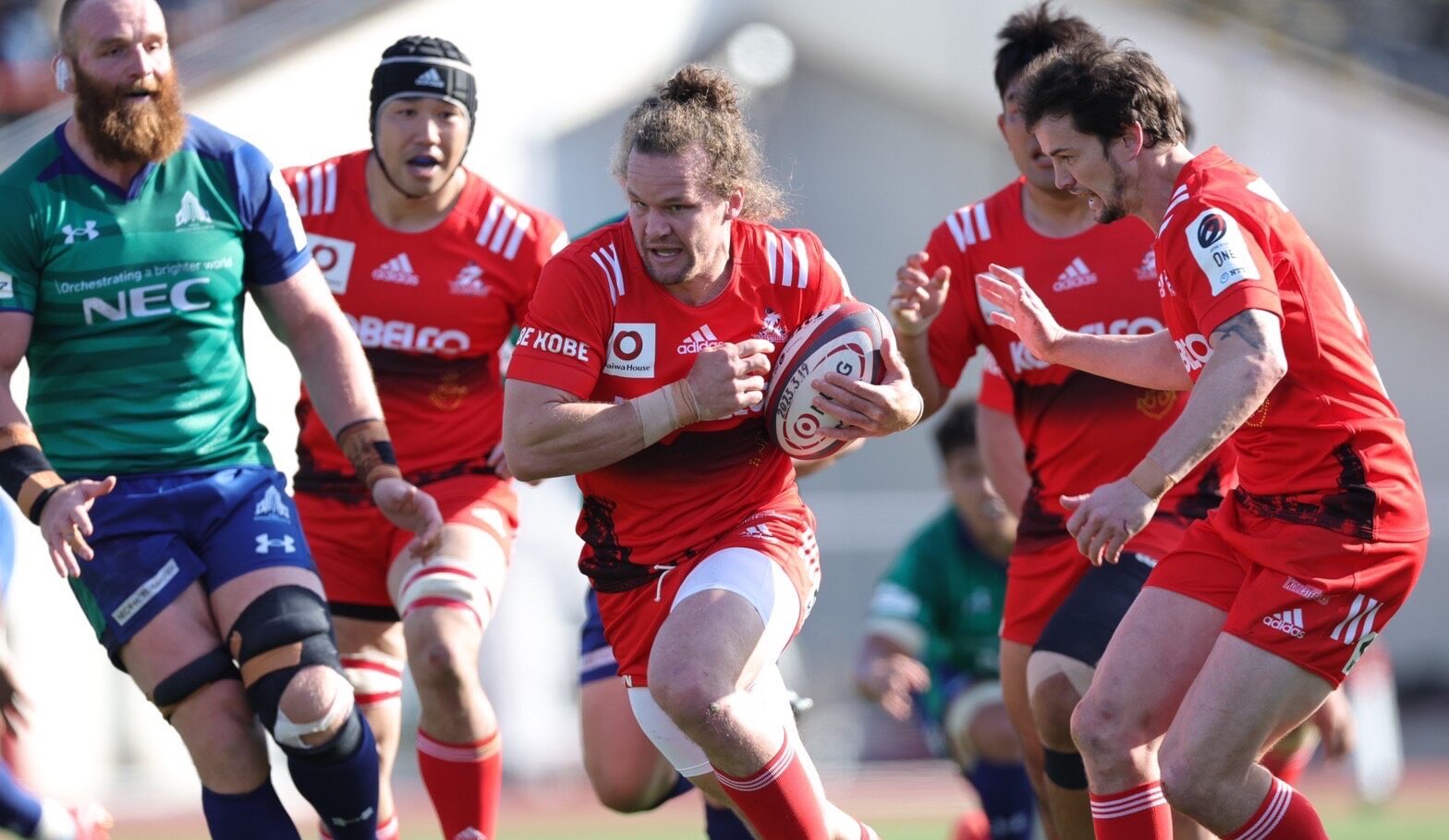 NTT JAPAN RUGBY LEAGUE ONE 2022-23</br>VISITOR GAME</br>2023.04.07 FRI 19:00-  vs 東京サントリーサンゴリアス</br>＠秩父宮ラグビー場
